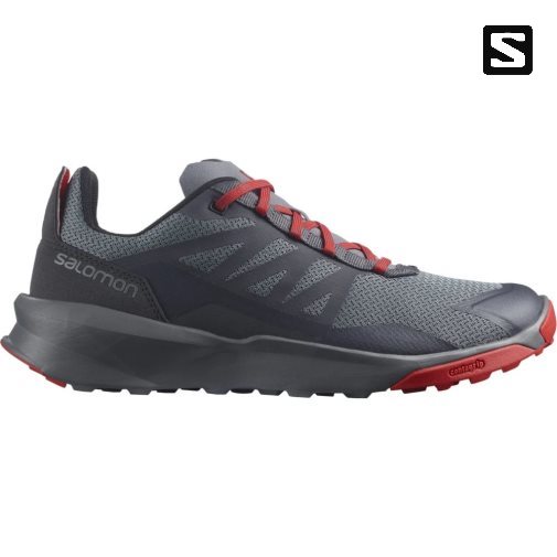 Dark Grey Salomon Patrol Men's Hiking Shoes | PH 50189R